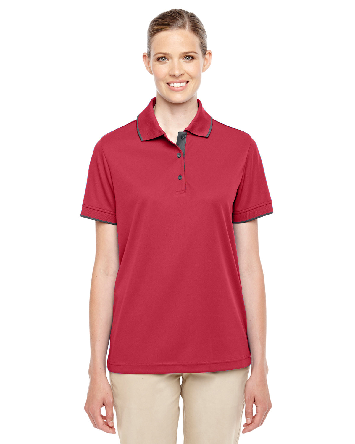 78222 Core 365 Ladies Motive Performance Piqué Polo with Tipped Collar 78222 Core 365 Ladies Motive Performance Piqué Polo with Tipped Collar