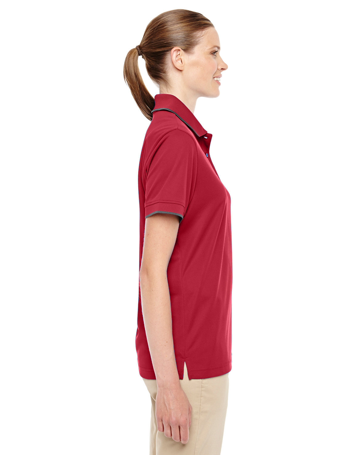 78222 Core 365 Ladies Motive Performance Piqué Polo with Tipped Collar 78222 Core 365 Ladies Motive Performance Piqué Polo with Tipped Collar - Siide Image