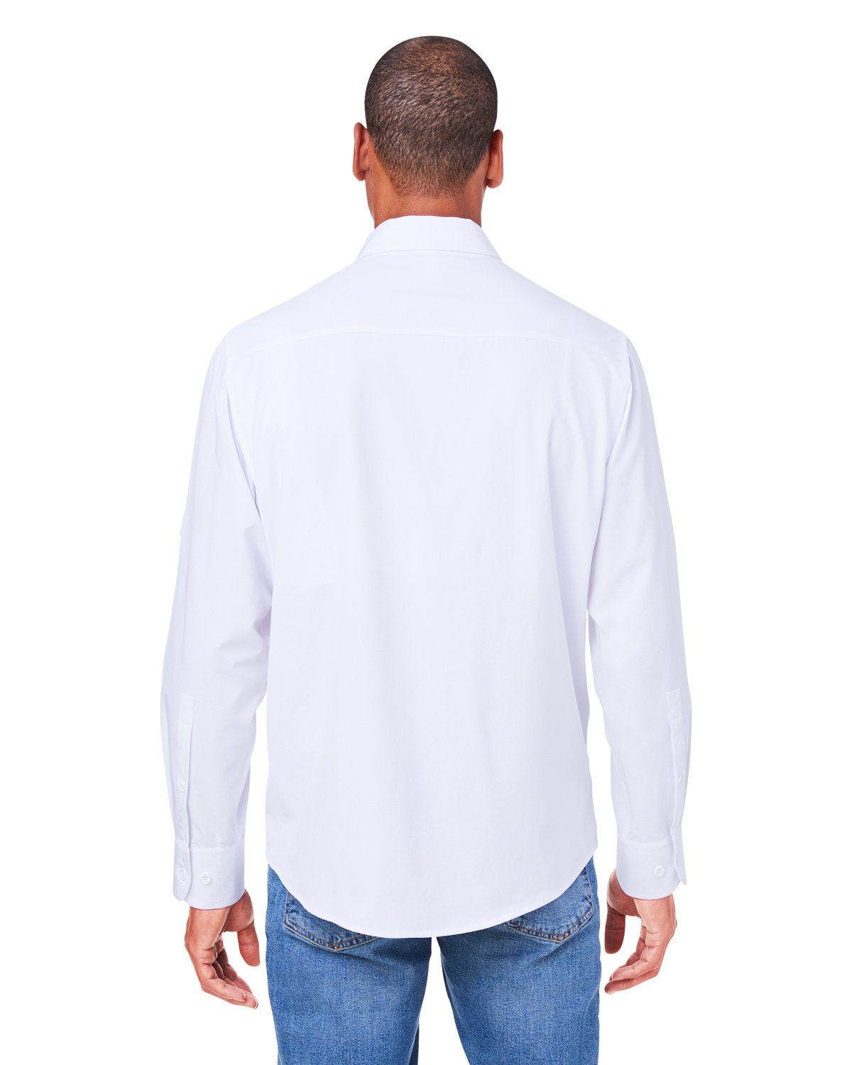 CE510L Core 365 Mens Ultra UVP? Long-Sleeve Marina Shirt CE510L Core 365 Mens Ultra UVP? Long-Sleeve Marina Shirt - Back Image