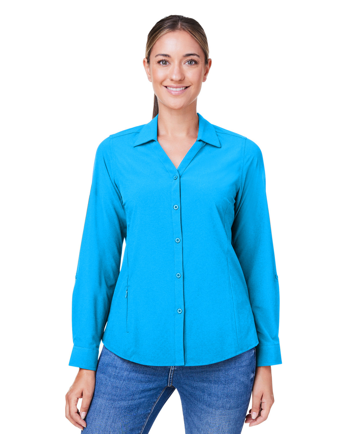 CE510LW Core 365 Ladies Ultra UVP? Long-Sleeve Marina Shirt CE510LW Core 365 Ladies Ultra UVP? Long-Sleeve Marina Shirt
