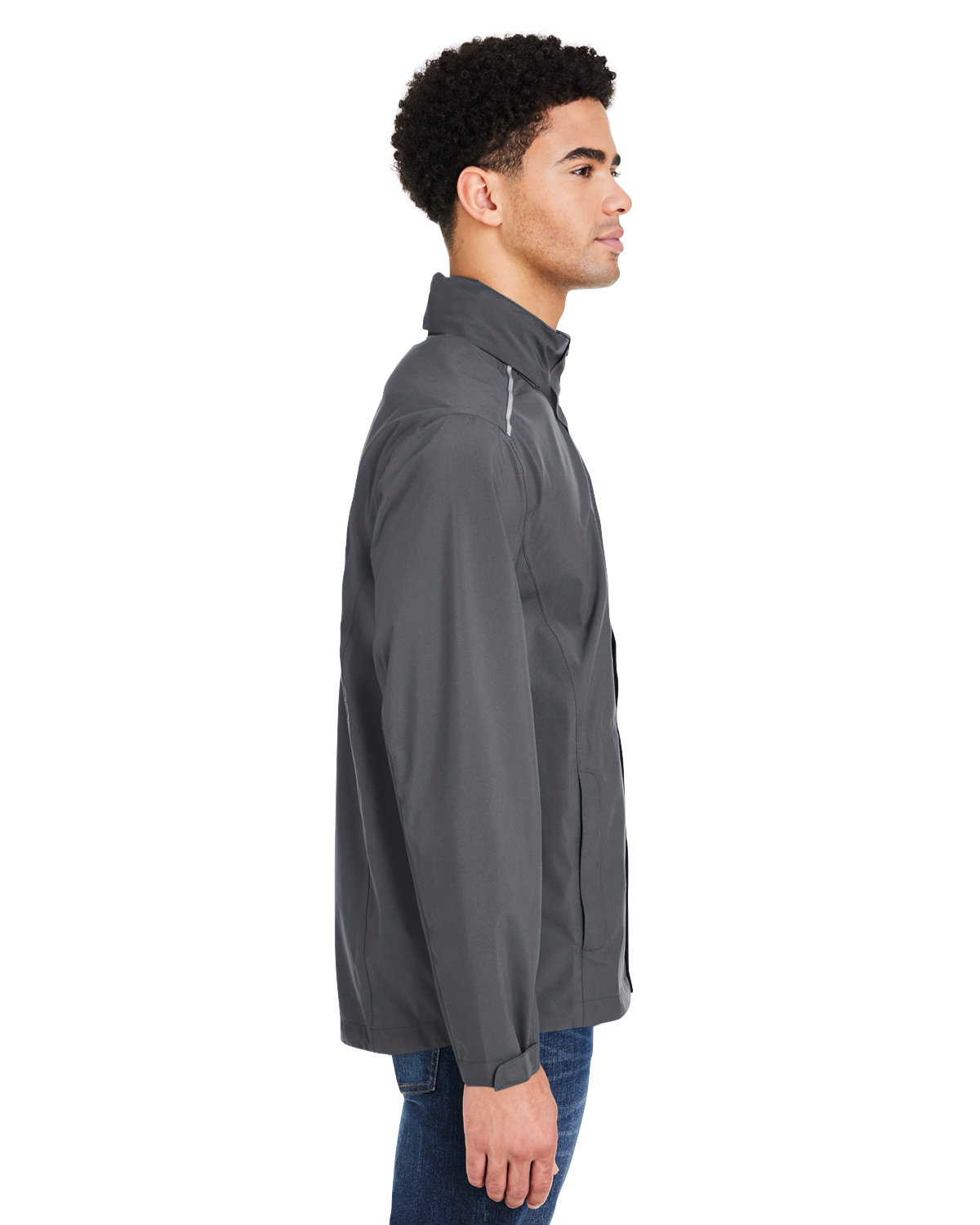 CE712 Core 365 Mens Barrier Packable Rain Jacket - Siide Image