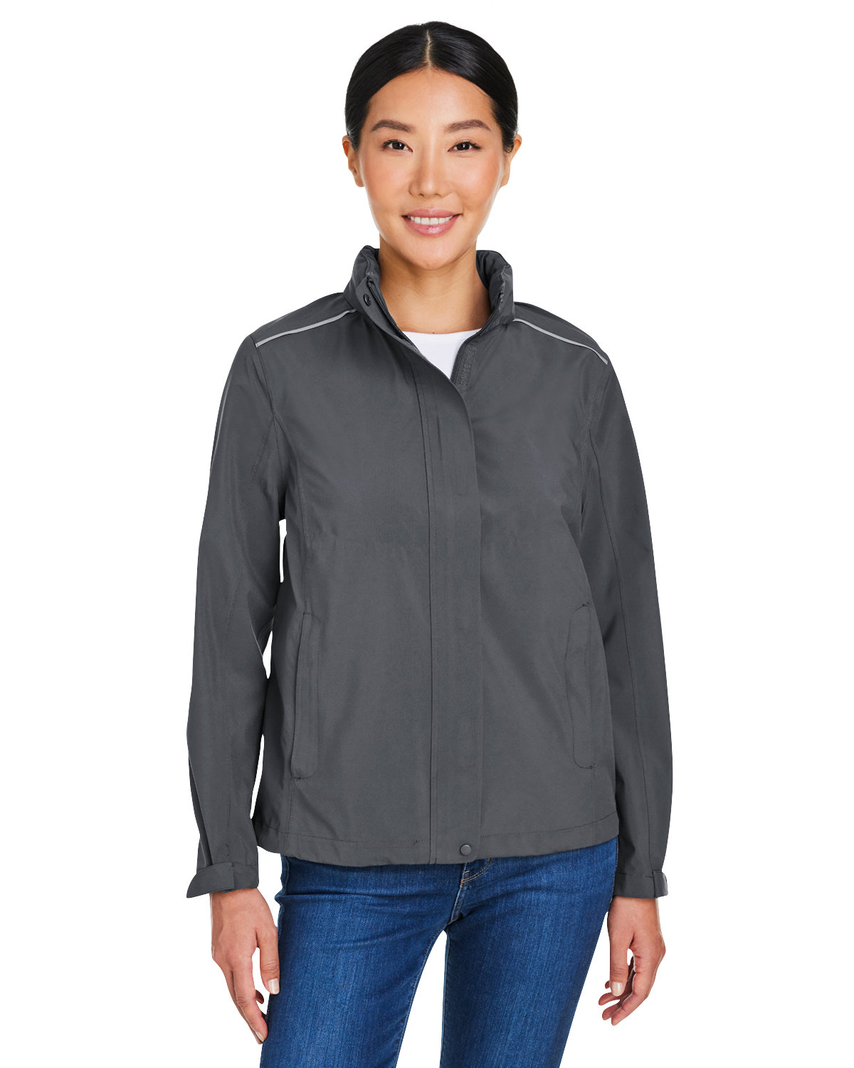 CE712W Core 365 Ladies Barrier Packable Rain Jacket CE712W Core 365 Ladies Barrier Packable Rain Jacket