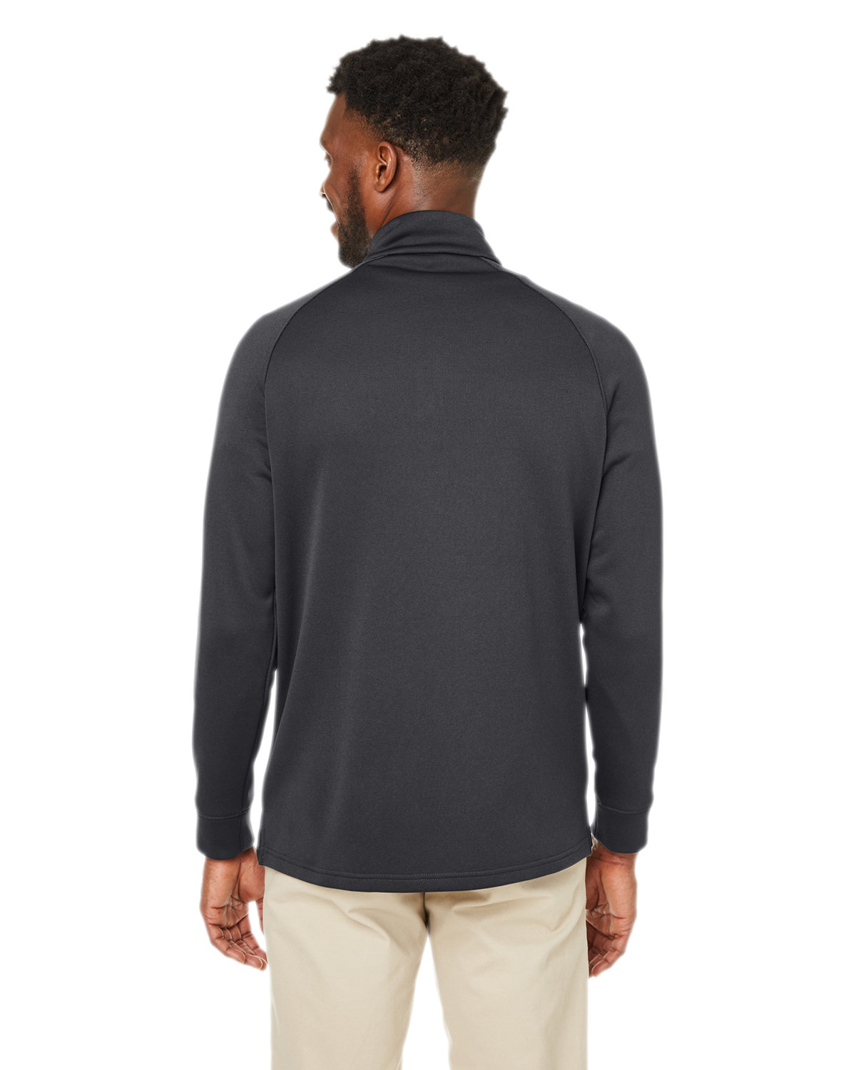 CE801 Core 365 Unisex Fusion ChromaSoft Fleece Quarter-Zip - Back Image