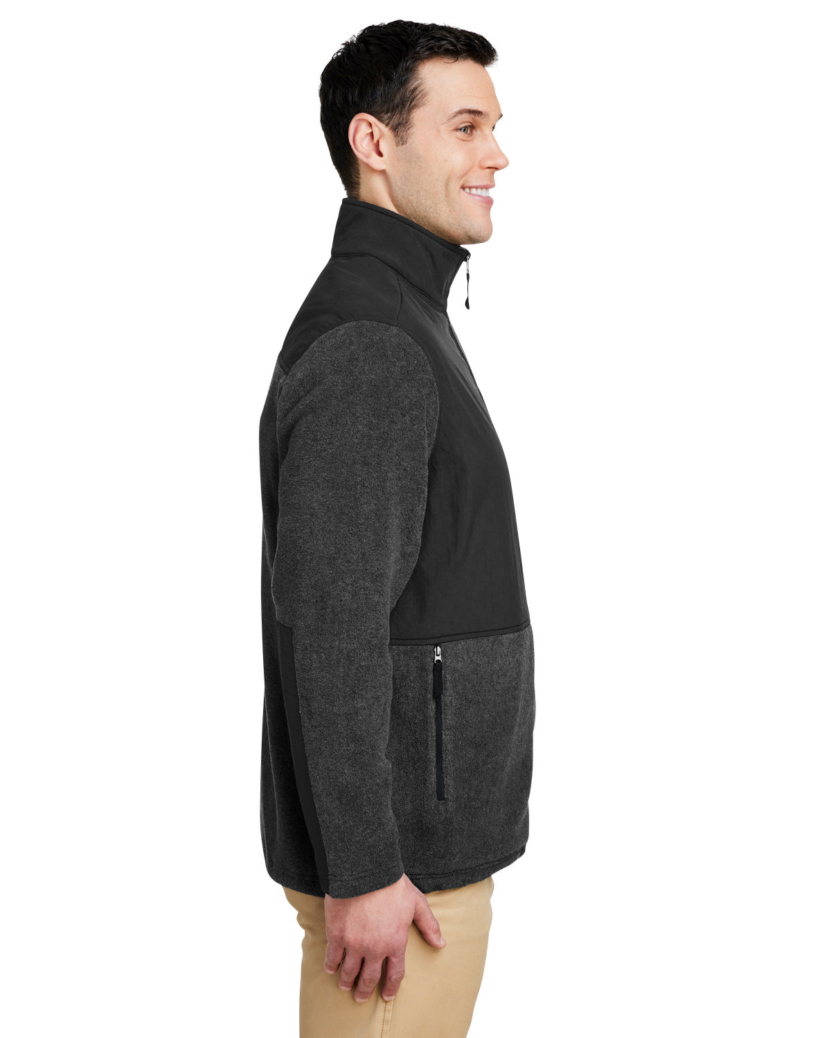 CE890 Core 365 Mens Journey Summit Hybrid Full-Zip - Siide Image