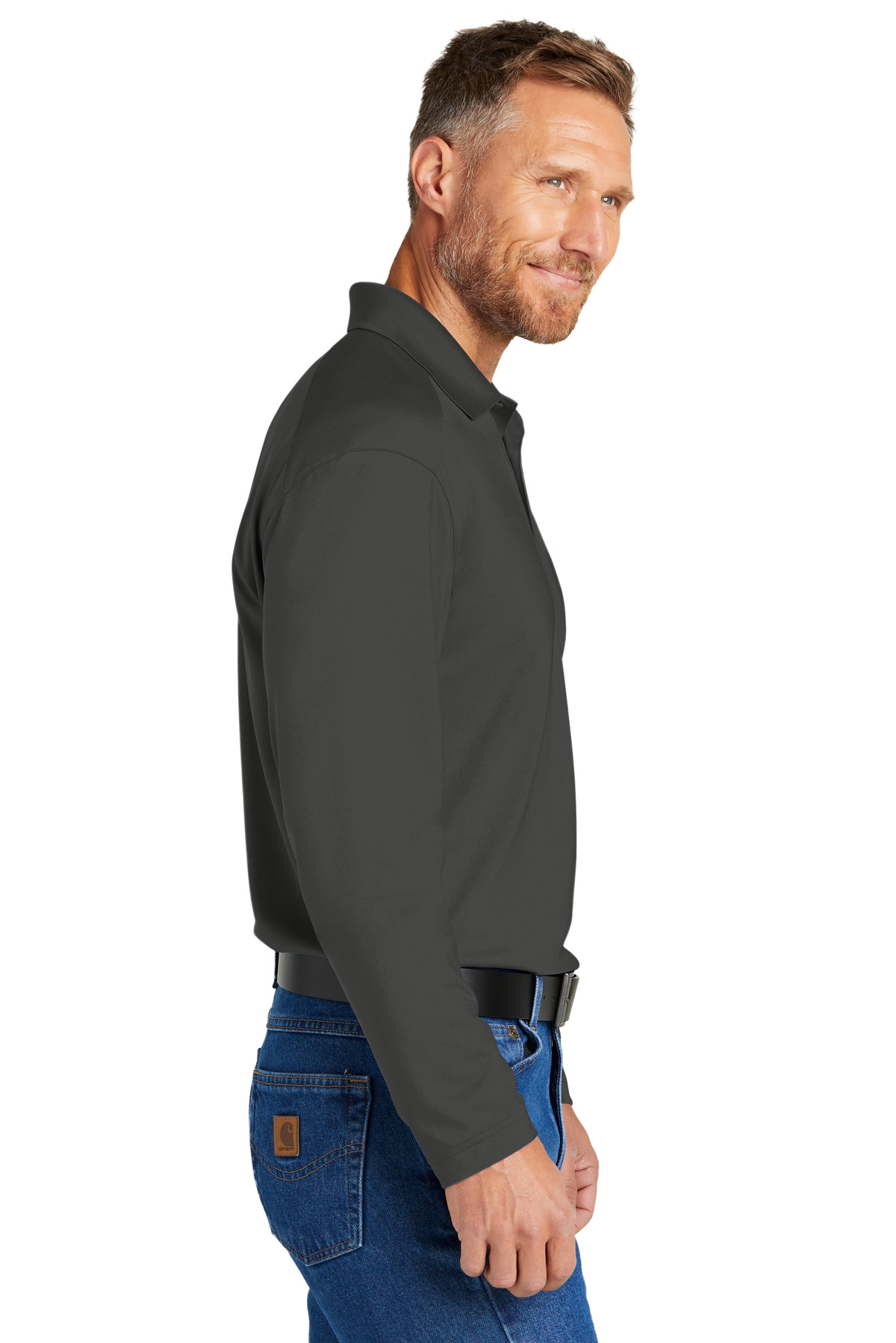 CS418LS CornerStone Select Lightweight Snag-Proof Long Sleeve Polo - Siide Image