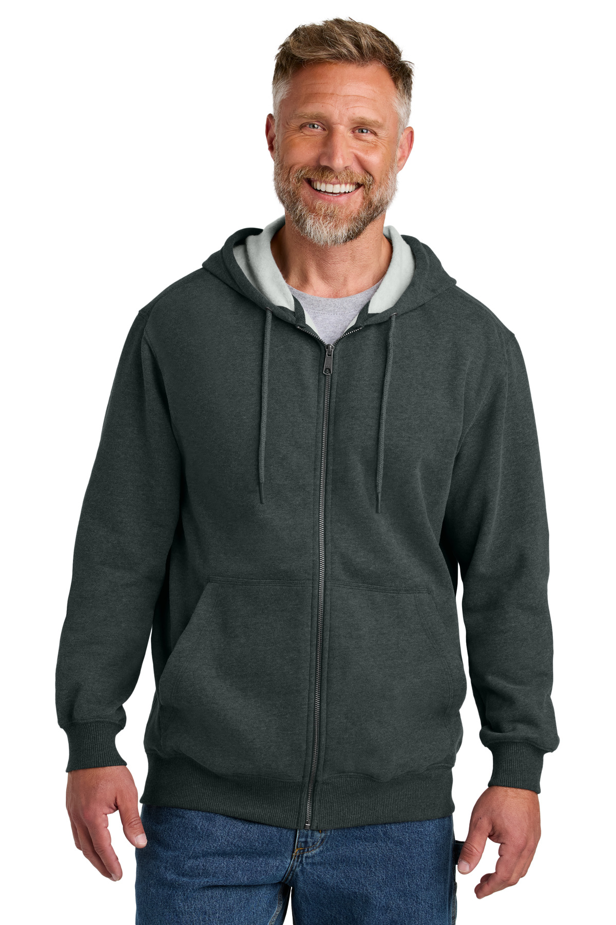 CSF631 CornerStone Tough Fleece Full-Zip Hoodie CSF631 CornerStone Tough Fleece Full-Zip Hoodie