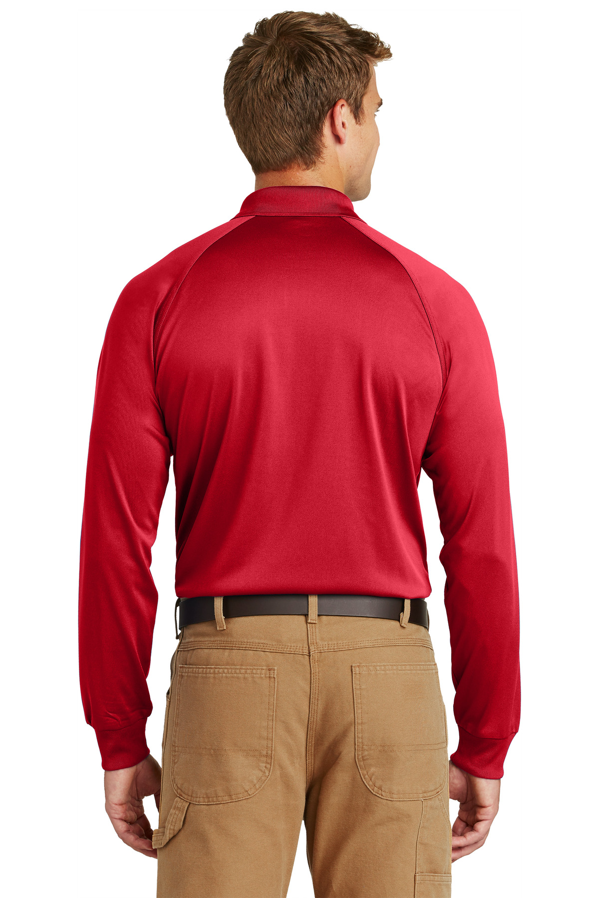 CS410LS CornerStone - Select Long Sleeve Snag-Proof Tactical Polo. - Back Image