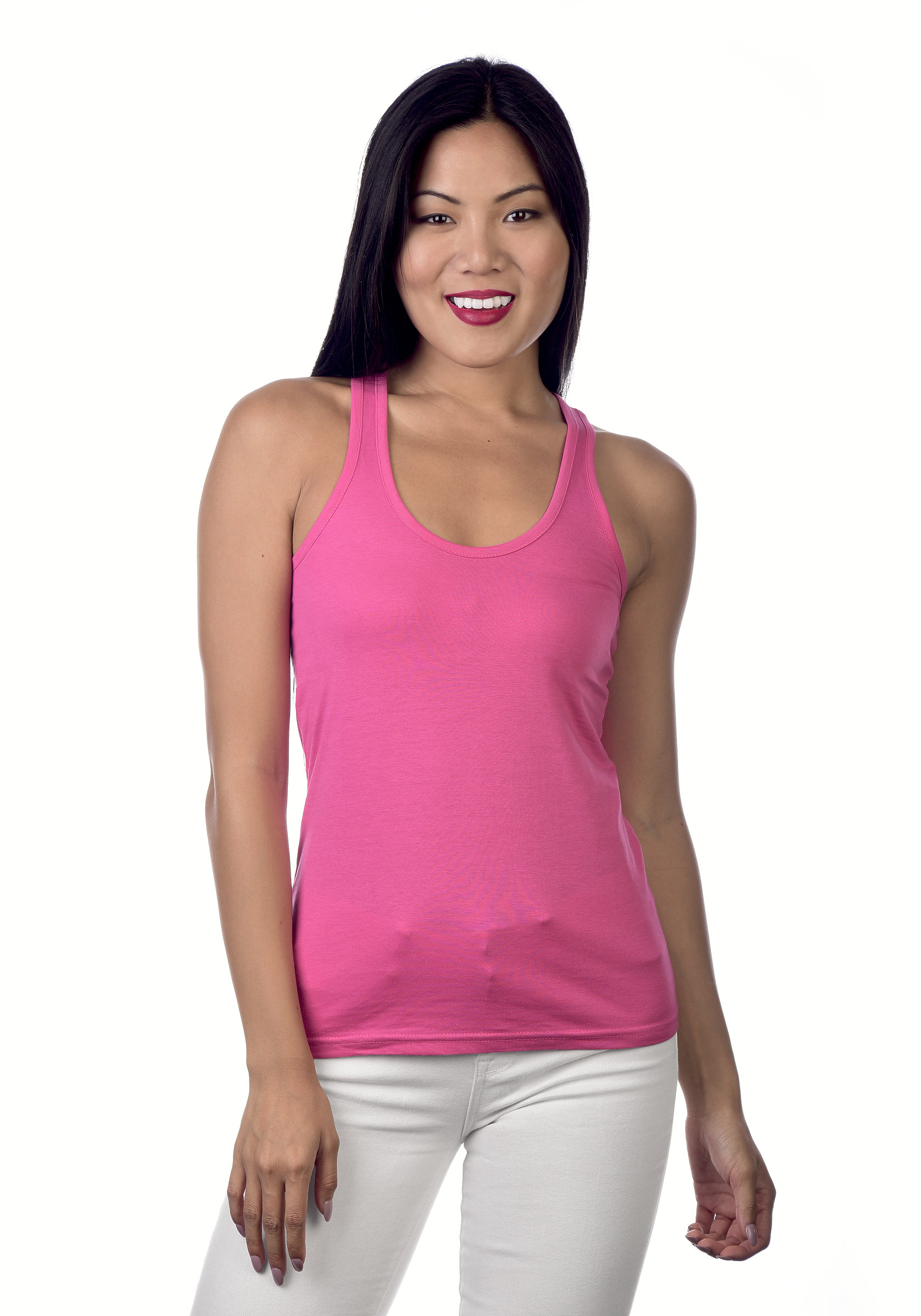 LC7705 Cotton Heritage Racer-Back Tank Zoom Image