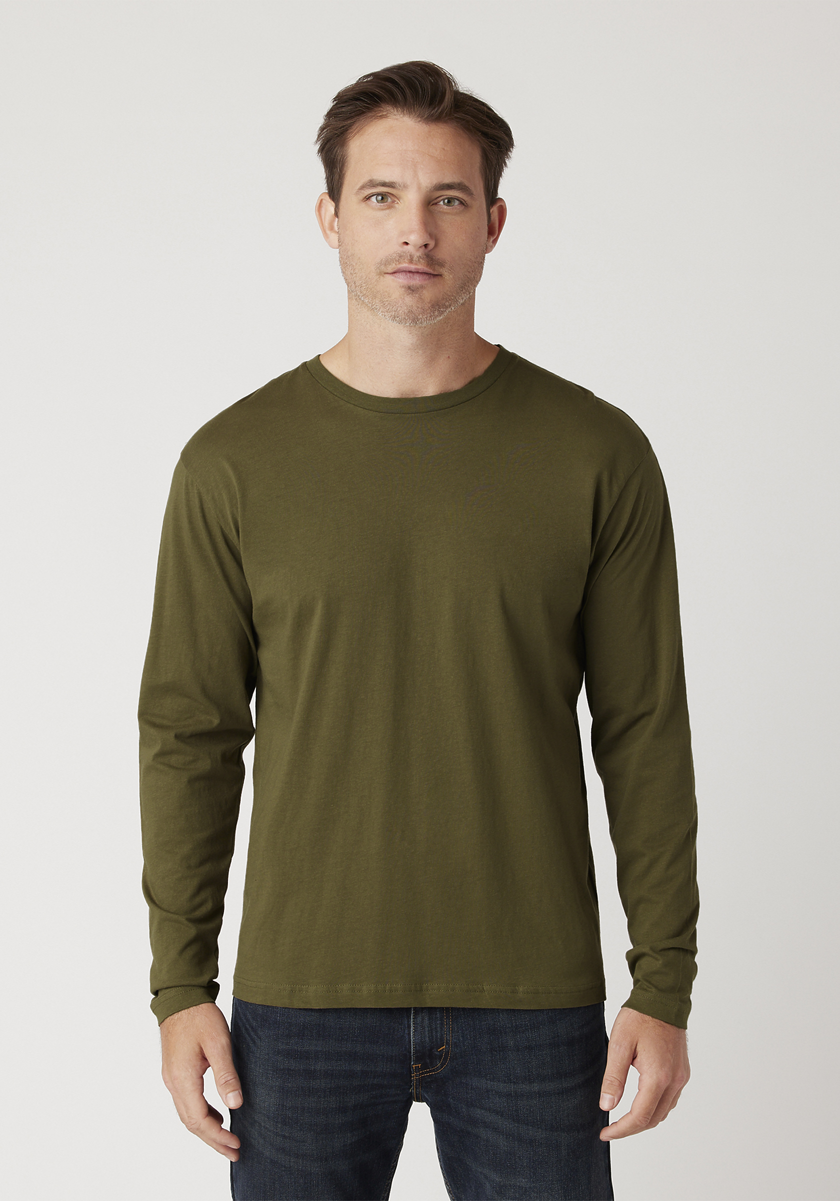 MC1144 Cotton Heritage Mens Long Sleeve T-Shirt