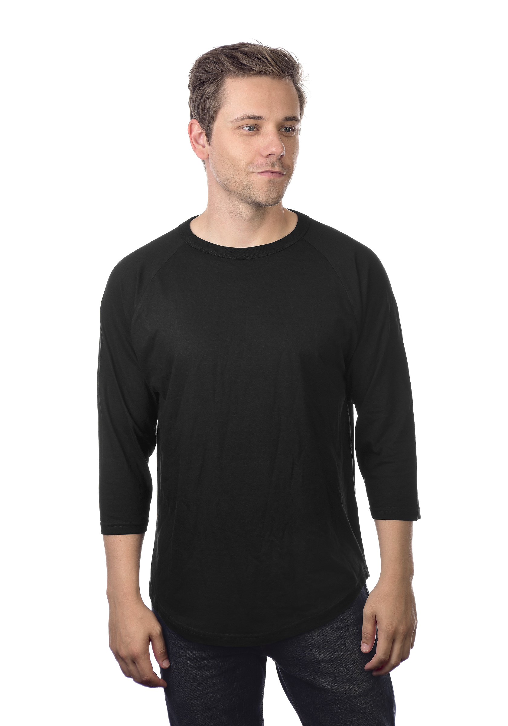 MC1190 Cotton Heritage Unisex 3/4 Sleeve Baseball Tee