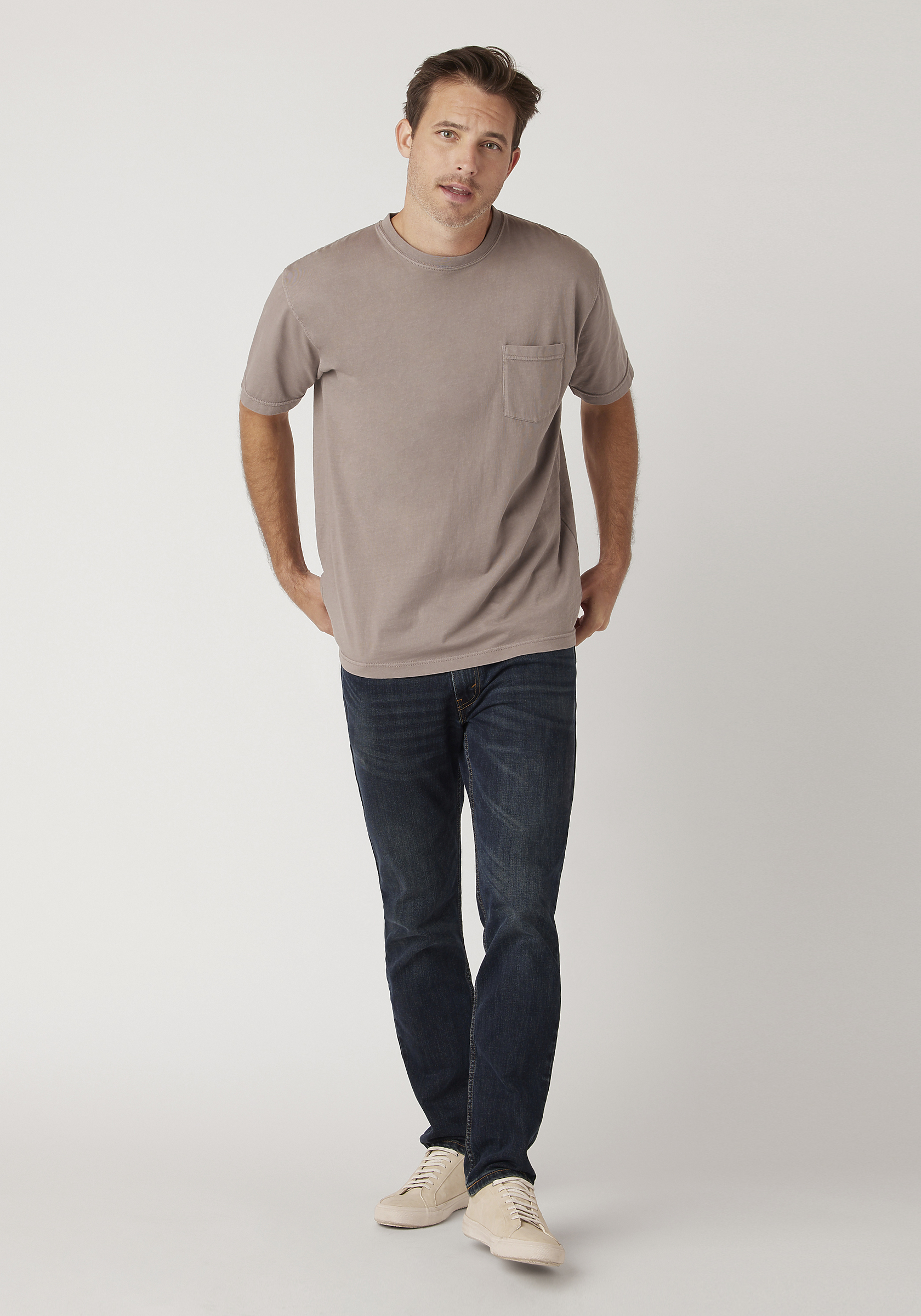 OU1620 Cotton Heritage Garment Dye S/S Pocket T-shirt