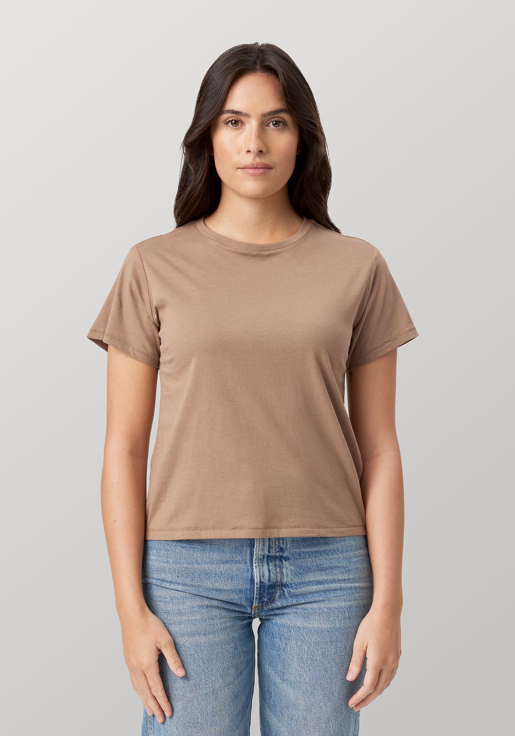 OW1086 Cotton Heritage High-Waisted Tee
