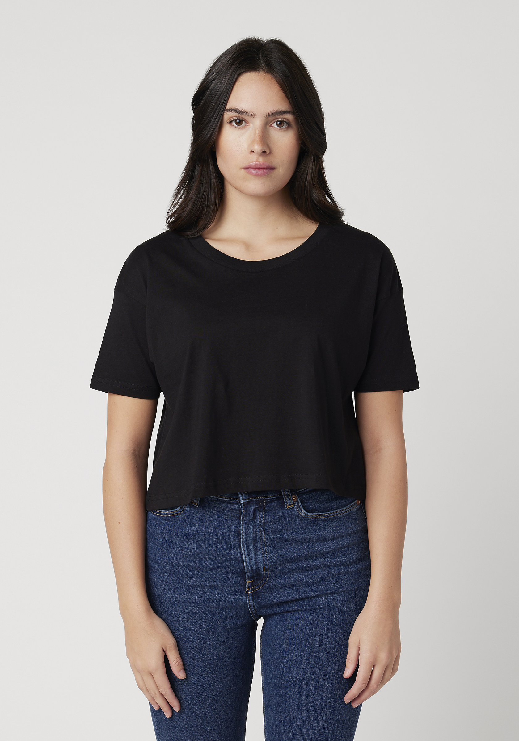W1085 Cotton Heritage Womens Crop Top