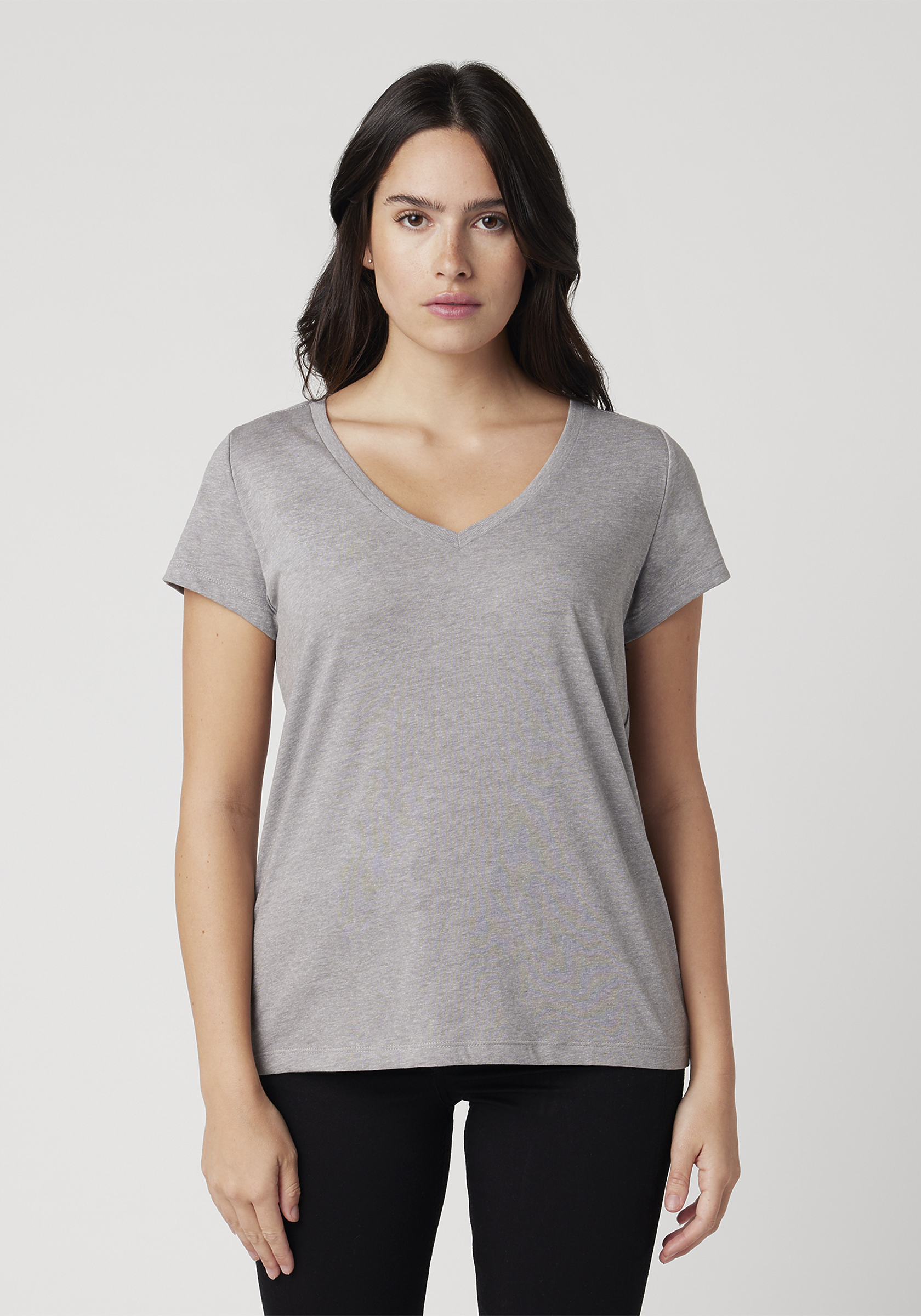 W1247 Cotton Heritage Womens V-Neck T-shirt