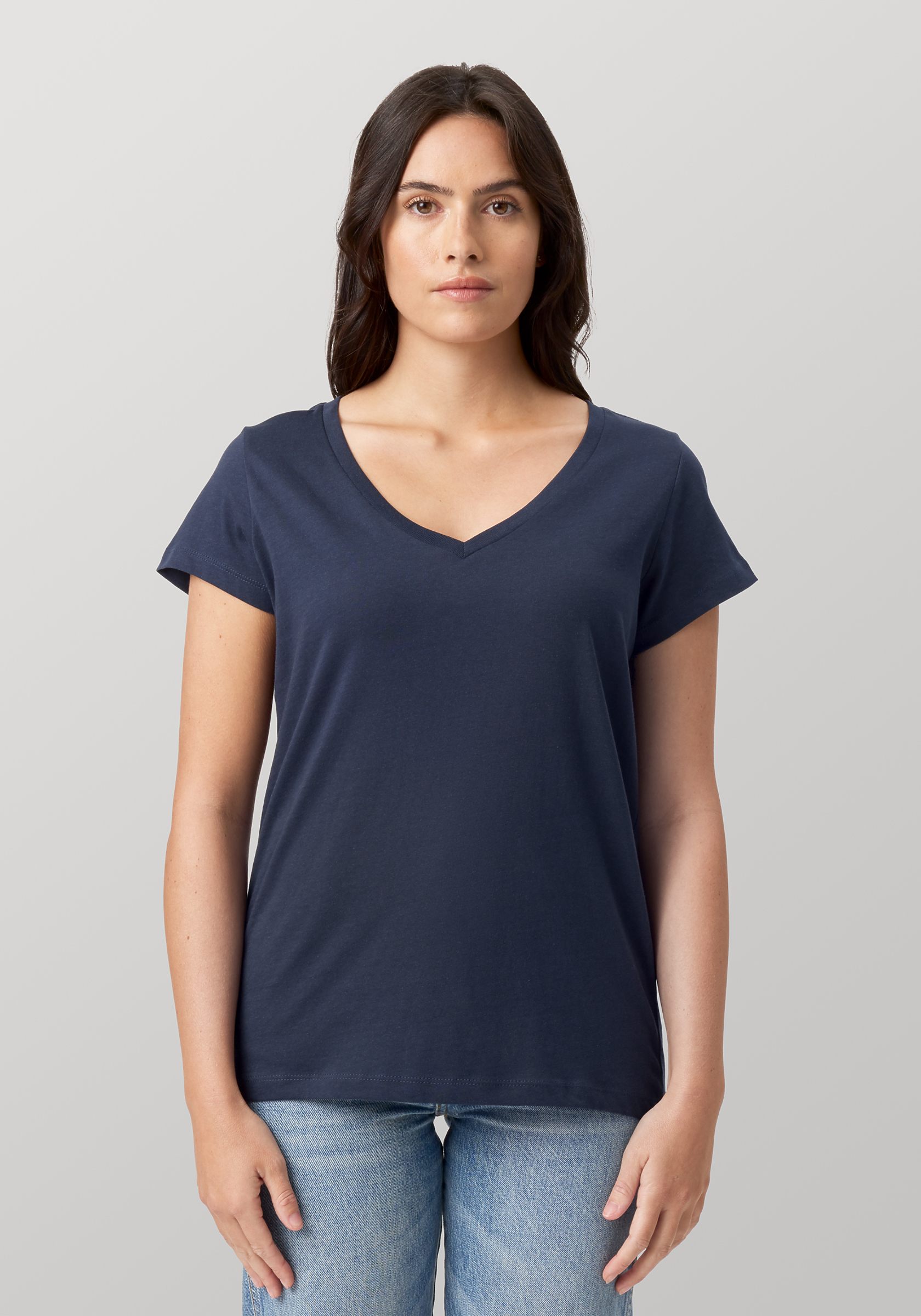 W1247 Cotton Heritage Womens V-Neck T-shirt