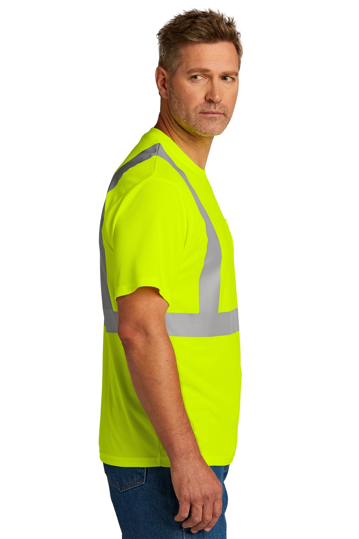 CS200 CornerStone ANSI 107 Class 2 Mesh Tee. - Siide Image