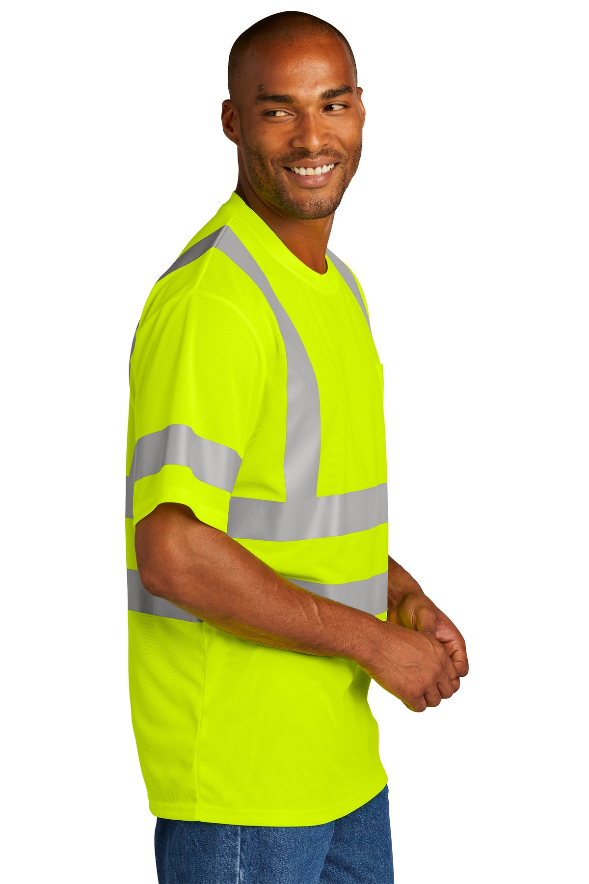 CS202 CornerStone ANSI 107 Class 3 Mesh Tee. - Siide Image