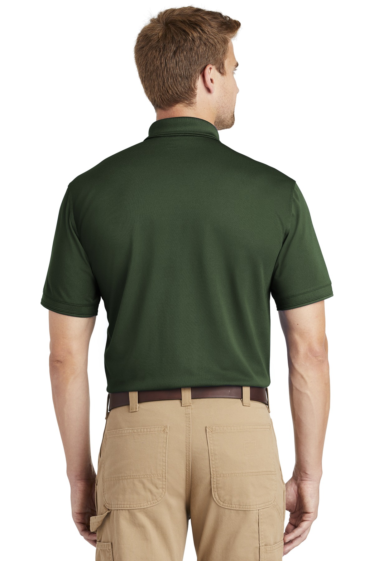 CS4020 CornerStone Industrial Snag-Proof Pique Polo. - Back Image