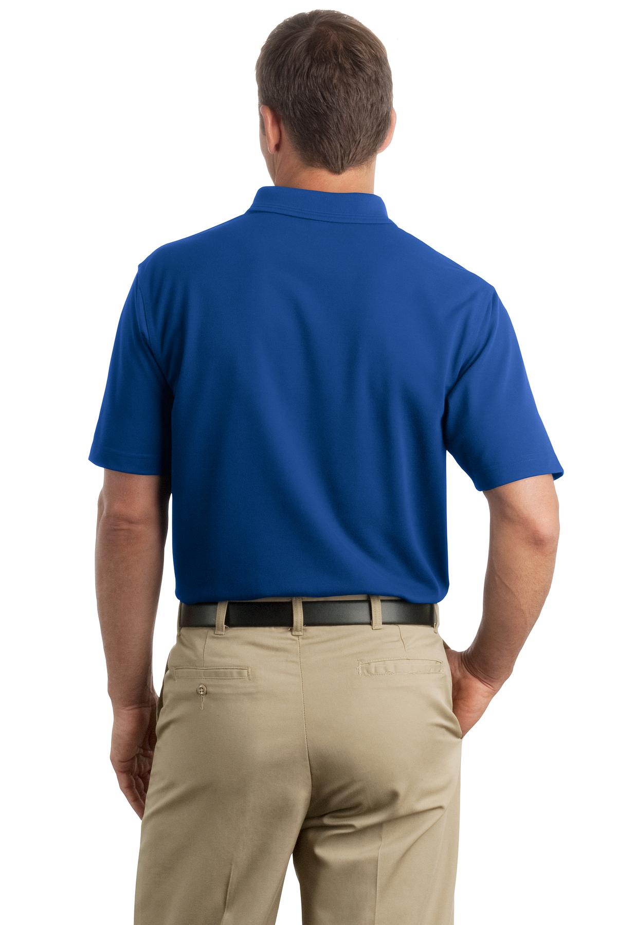 CS402 CornerStone - Industrial Pique Polo. - Back Image