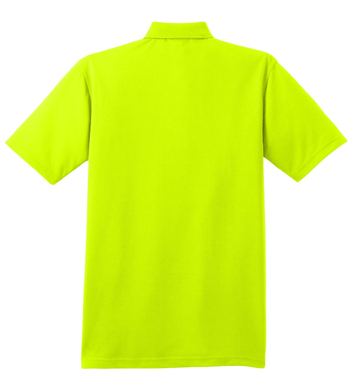 CS402P CornerStone - Industrial Pocket Pique Polo. - Back Image