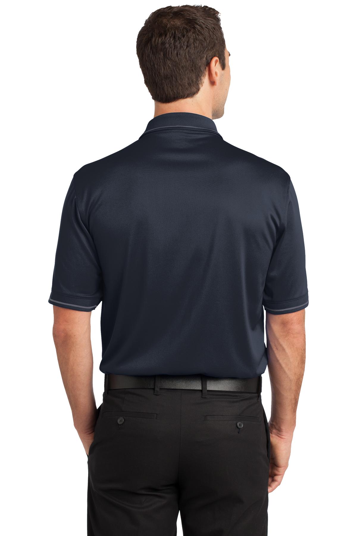 CS415 CornerStone Select Snag-Proof Tipped Pocket Polo. - Back Image