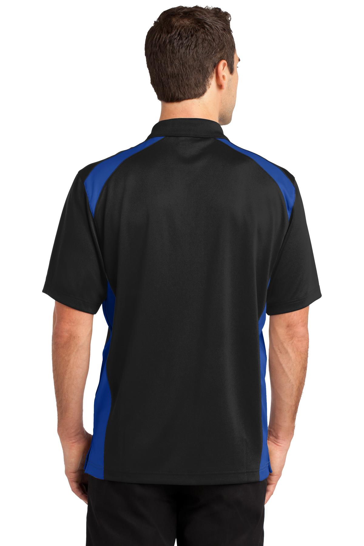 CS416 CornerStone Select Snag-Proof Two Way Colorblock Pocket Polo CS416 CornerStone Select Snag-Proof Two Way Colorblock Pocket Polo - Back Image
