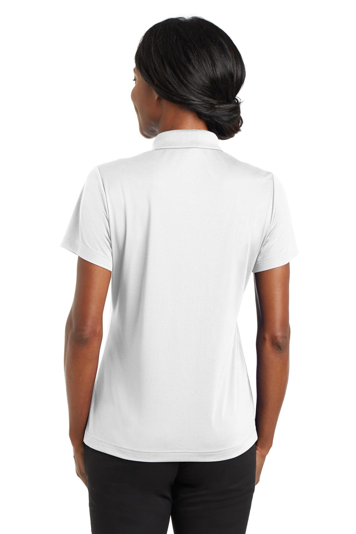 CS422 CornerStone Ladies Micropique Gripper Polo. - Back Image