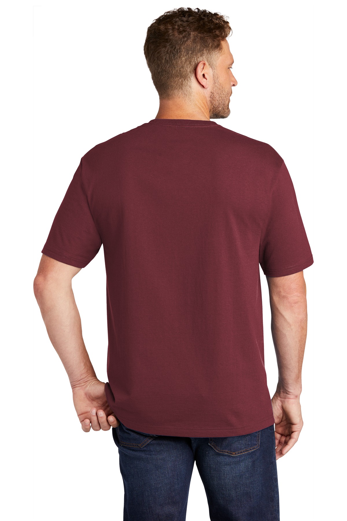 CS430 CornerStone Workwear Pocket Tee - Back Image