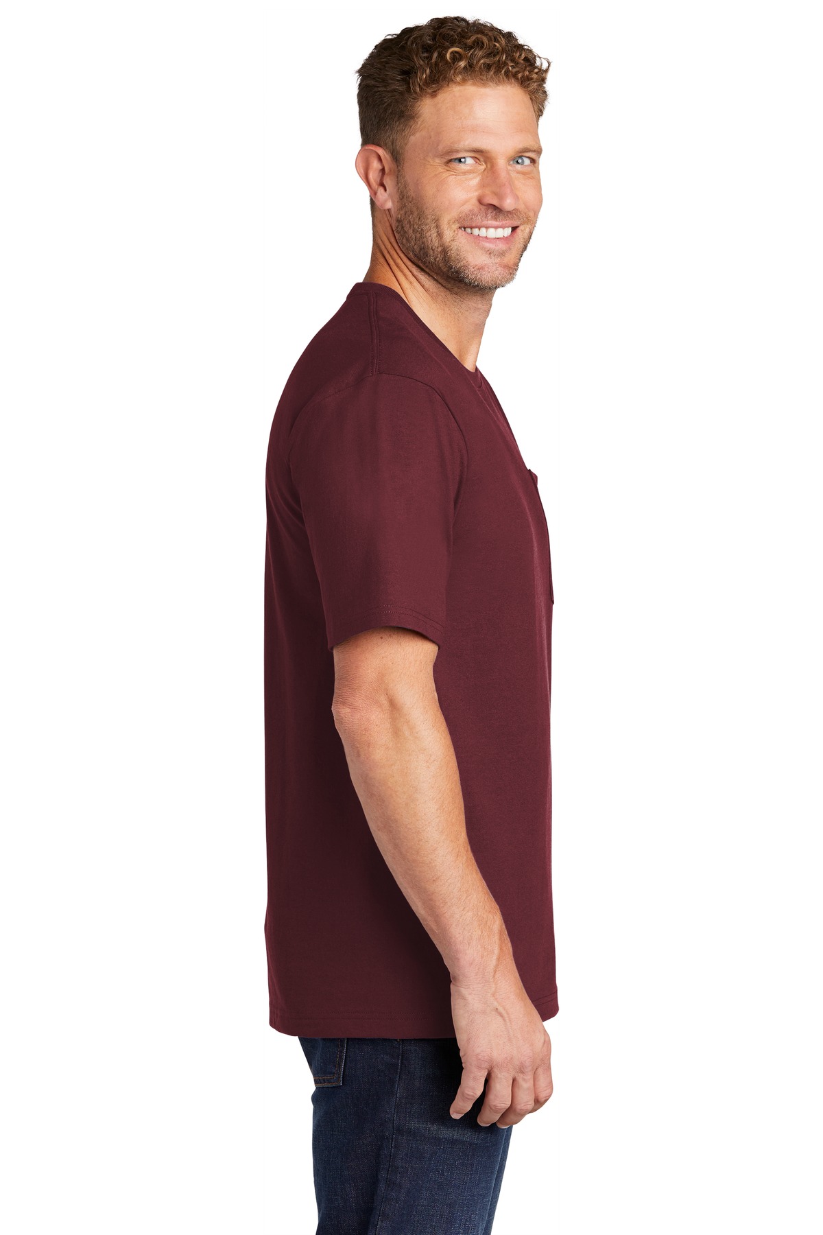 CS430 CornerStone Workwear Pocket Tee - Siide Image