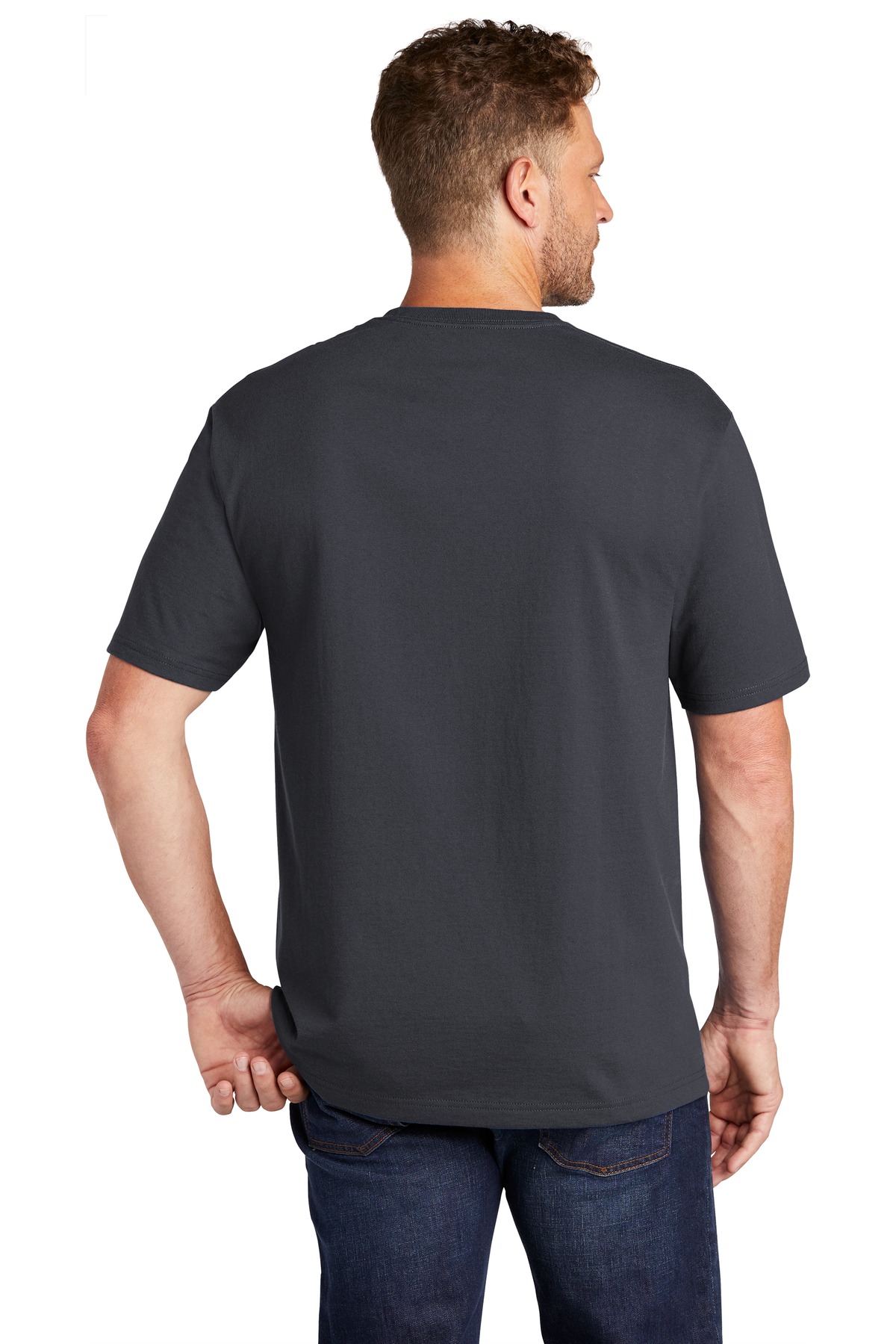 CS430 CornerStone Workwear Pocket Tee - Back Image