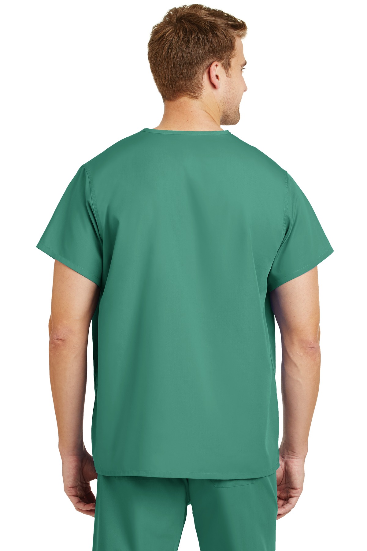 CS501 CornerStone - Reversible V-Neck Scrub Top. - Back Image