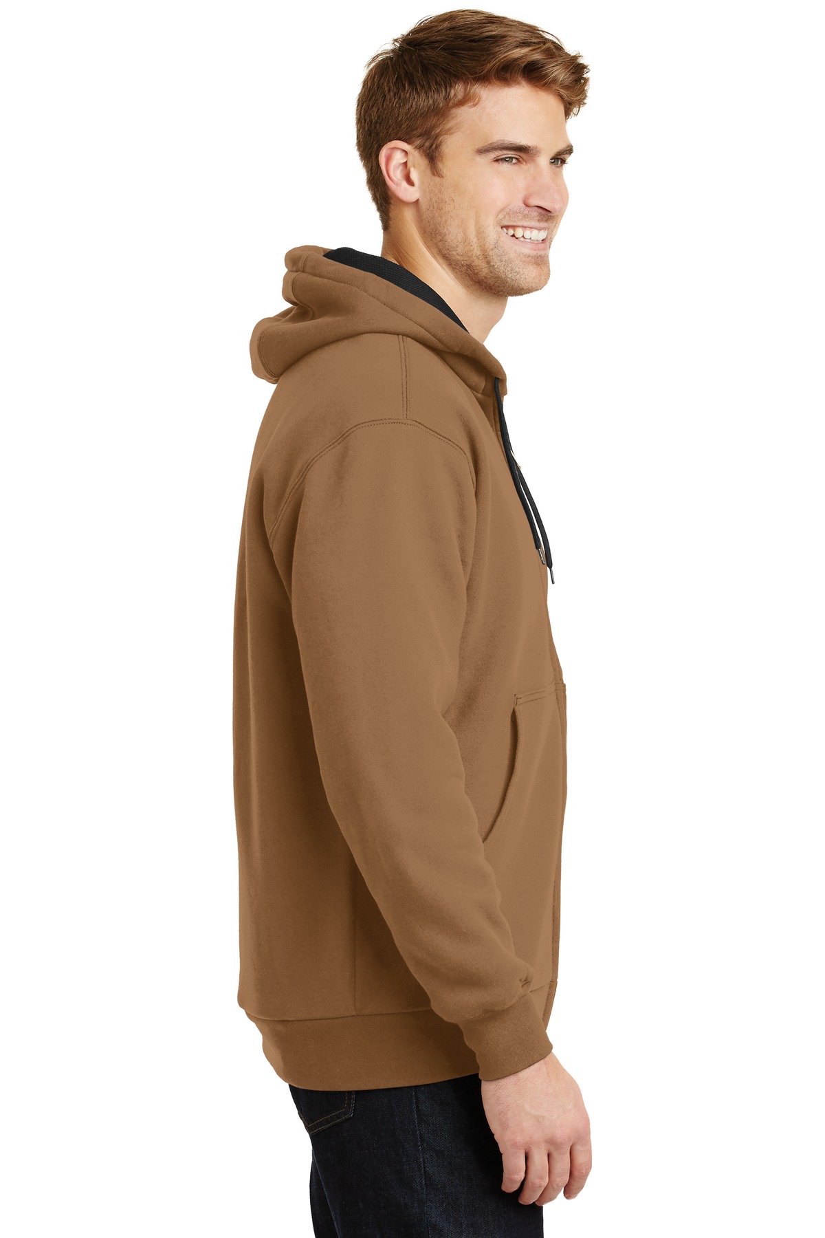 CS620 CornerStone - Heavyweight Full-Zip Hooded Sweatshirt with Thermal Lining. - Siide Image