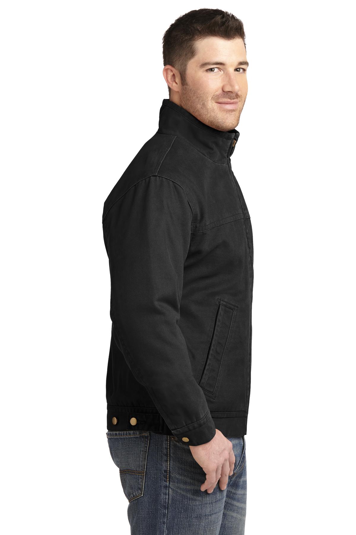 CSJ40 CornerStone Washed Duck Cloth Flannel-Lined Work Jacket. - Siide Image