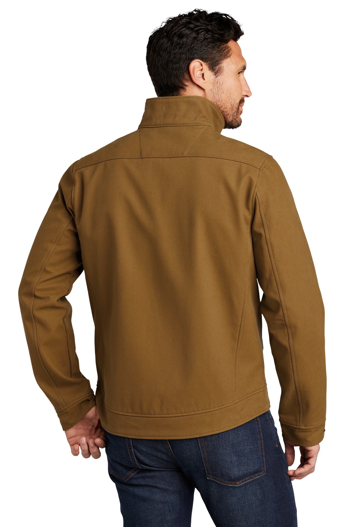 CSJ60 CornerStone Duck Bonded Soft Shell Jacket - Back Image
