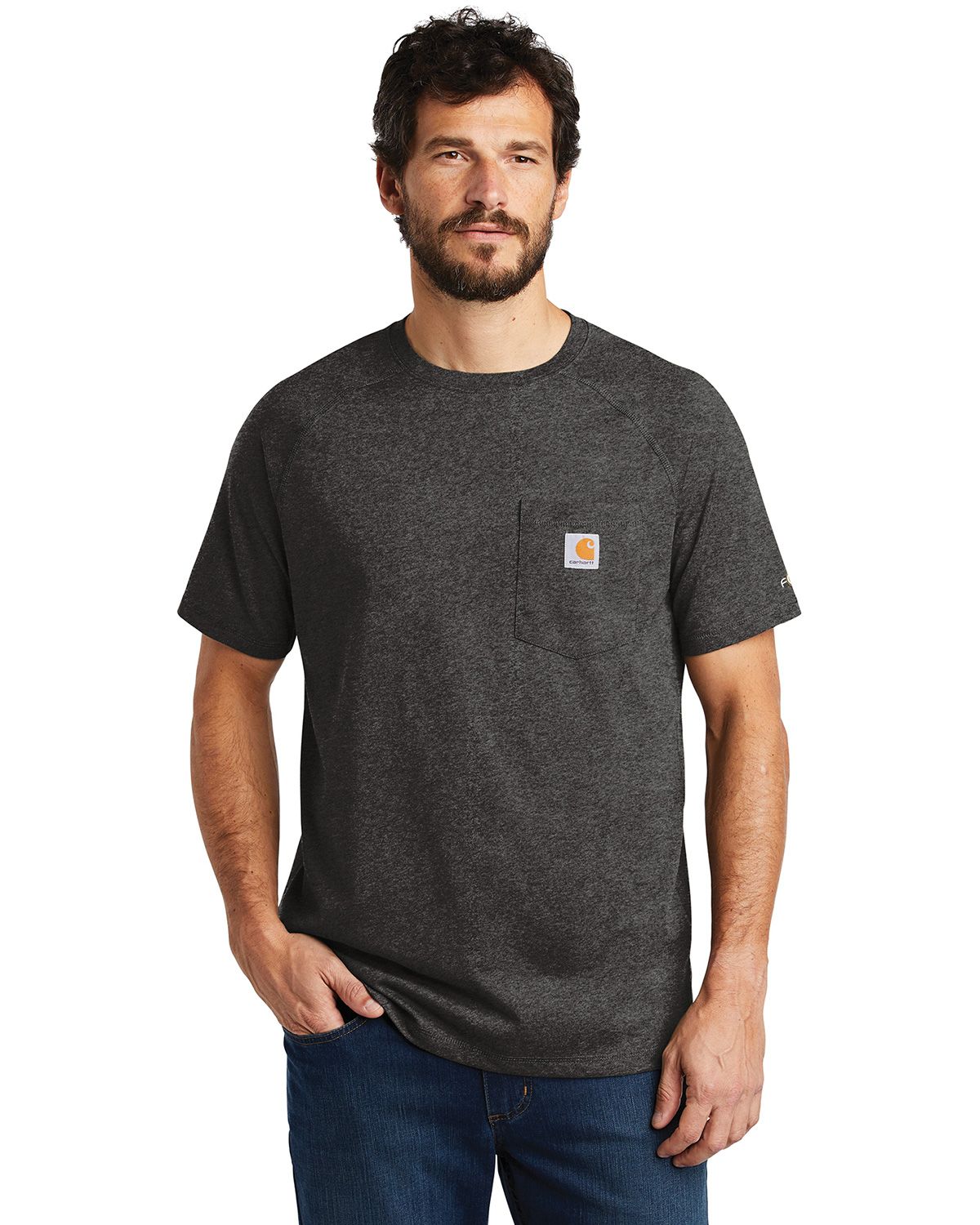 CT100410 Carhartt Force Cotton Delmont Short Sleeve T-Shirt. CT100410 Carhartt Force Cotton Delmont Short Sleeve T-Shirt.