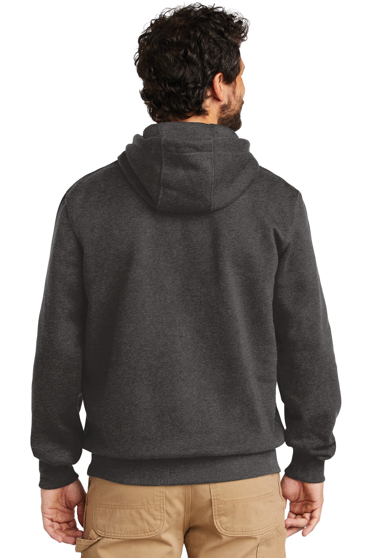 CT100615 Carhartt Rain Defender Paxton Heavyweight Hooded Sweatshirt. - Back Image