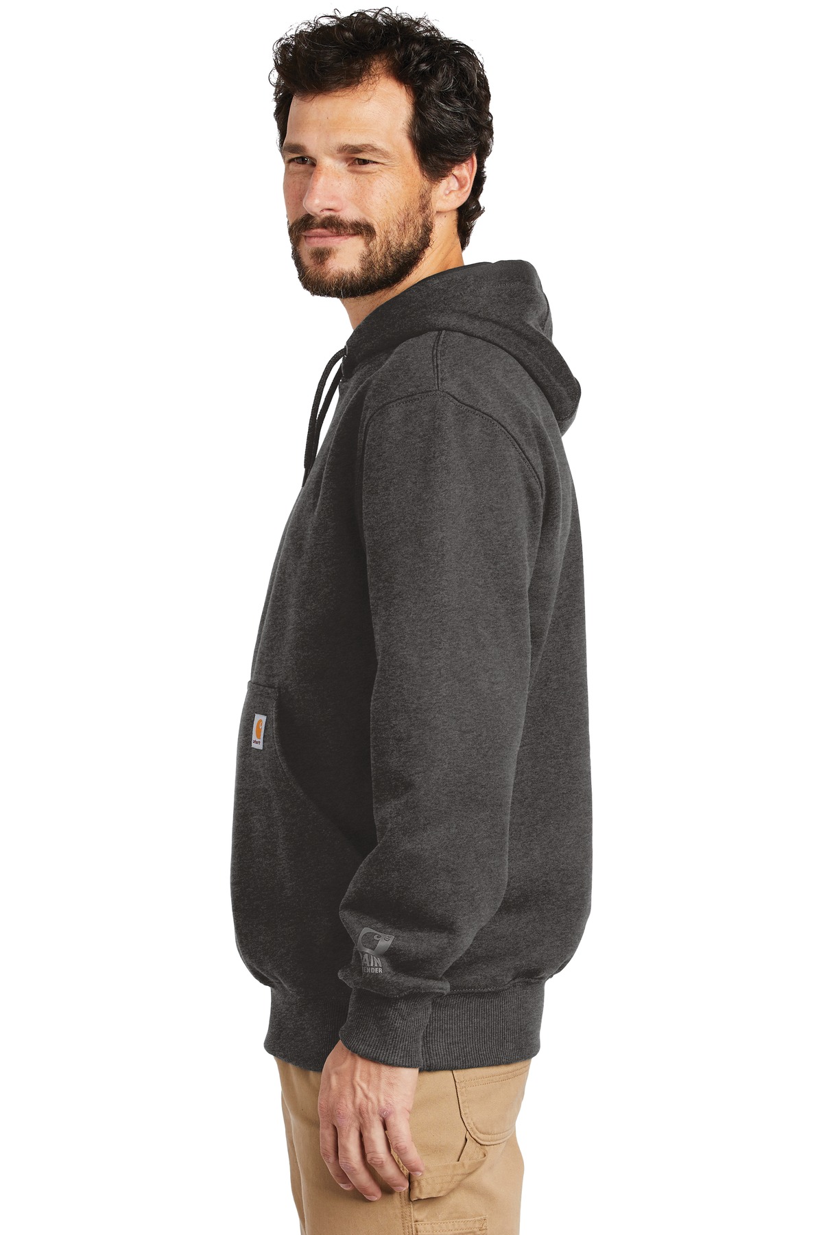 CT100615 Carhartt Rain Defender Paxton Heavyweight Hooded Sweatshirt. - Siide Image