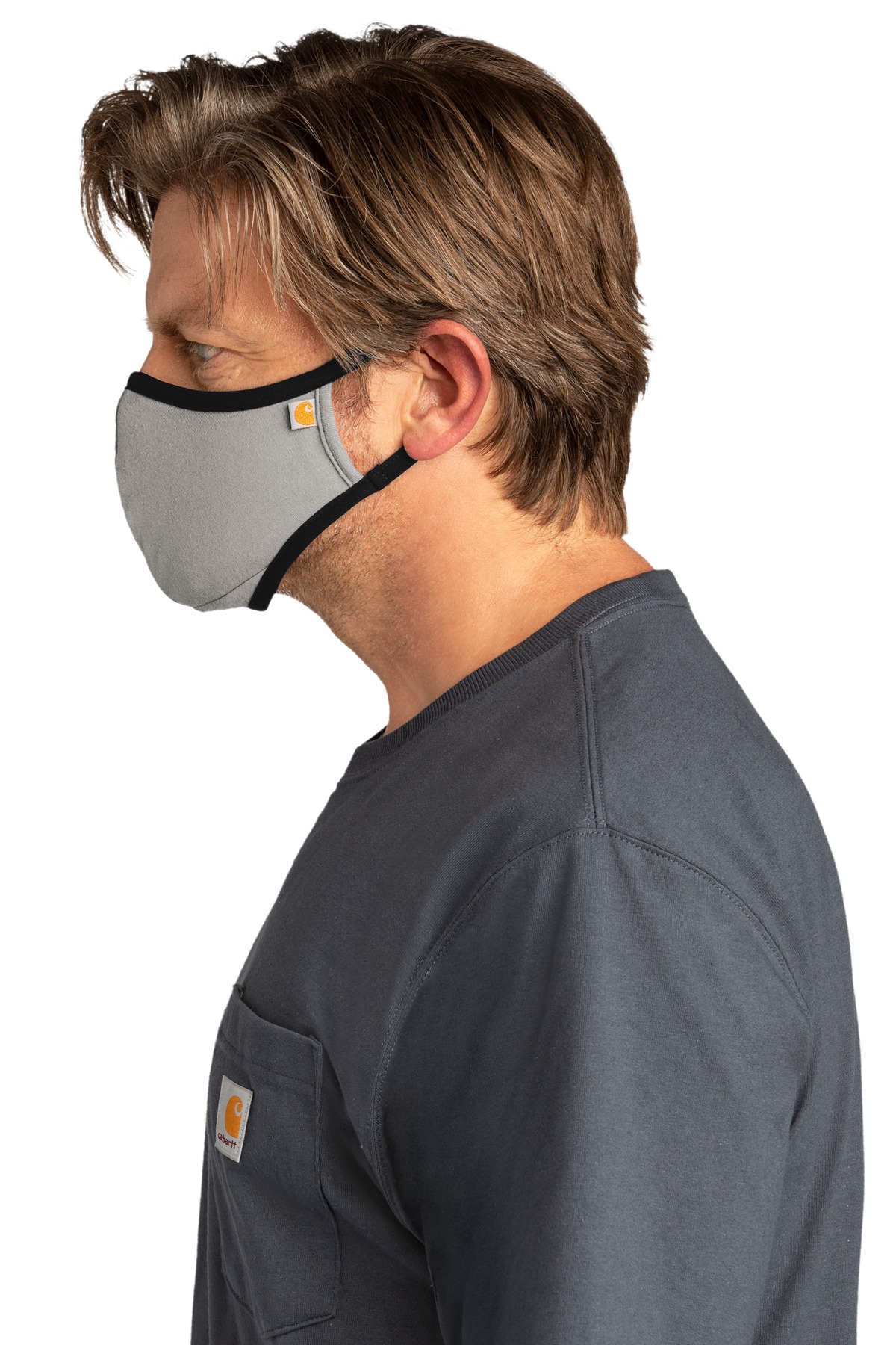 CT105160 Carhartt Cotton Ear Loop Face Mask (3 pack) - Siide Image