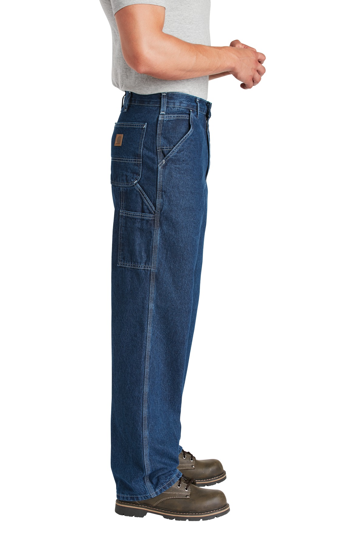 CTB13 Carhartt Loose-Fit Work Dungaree . - Siide Image
