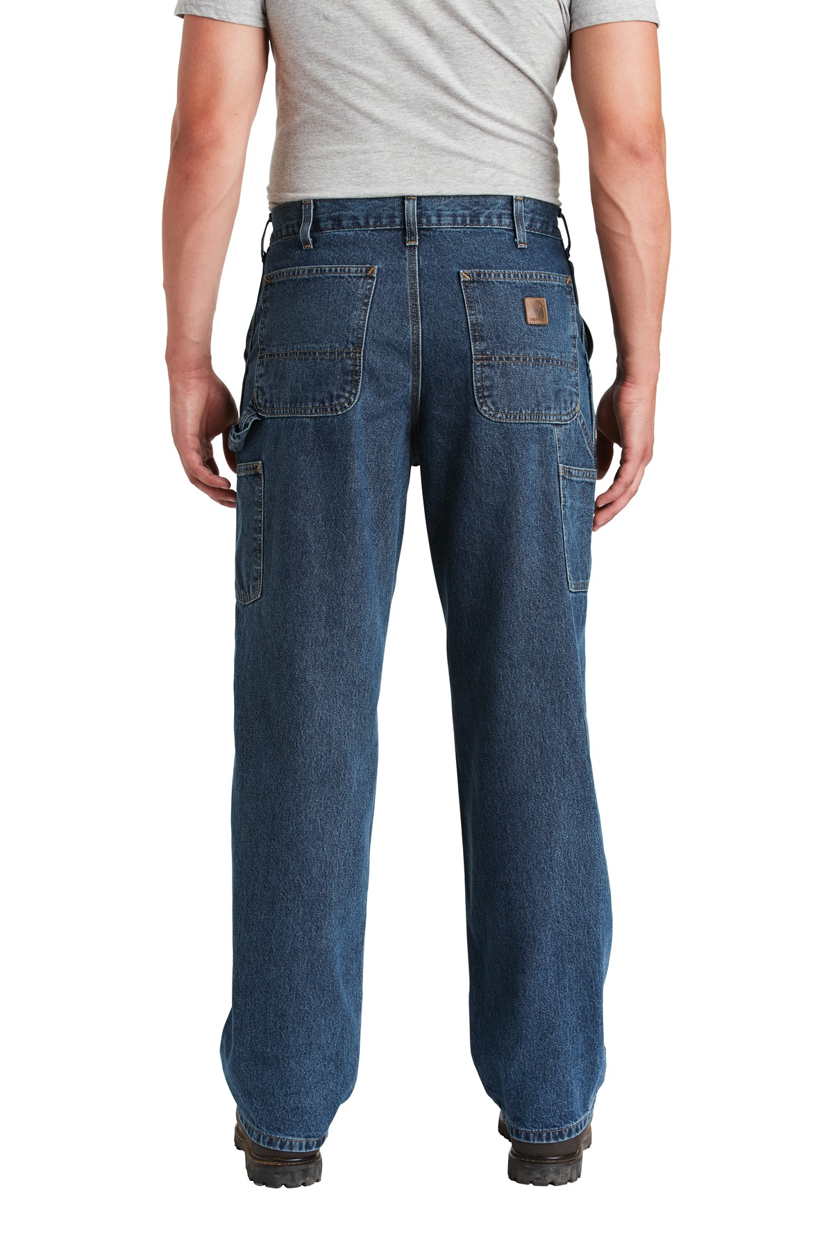 CTB13 Carhartt Loose-Fit Work Dungaree . CTB13 Carhartt Loose-Fit Work Dungaree . - Back Image