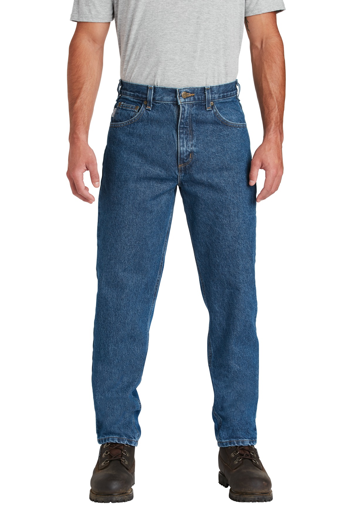 CTB17 Carhartt Relaxed-Fit Tapered-Leg Jean .