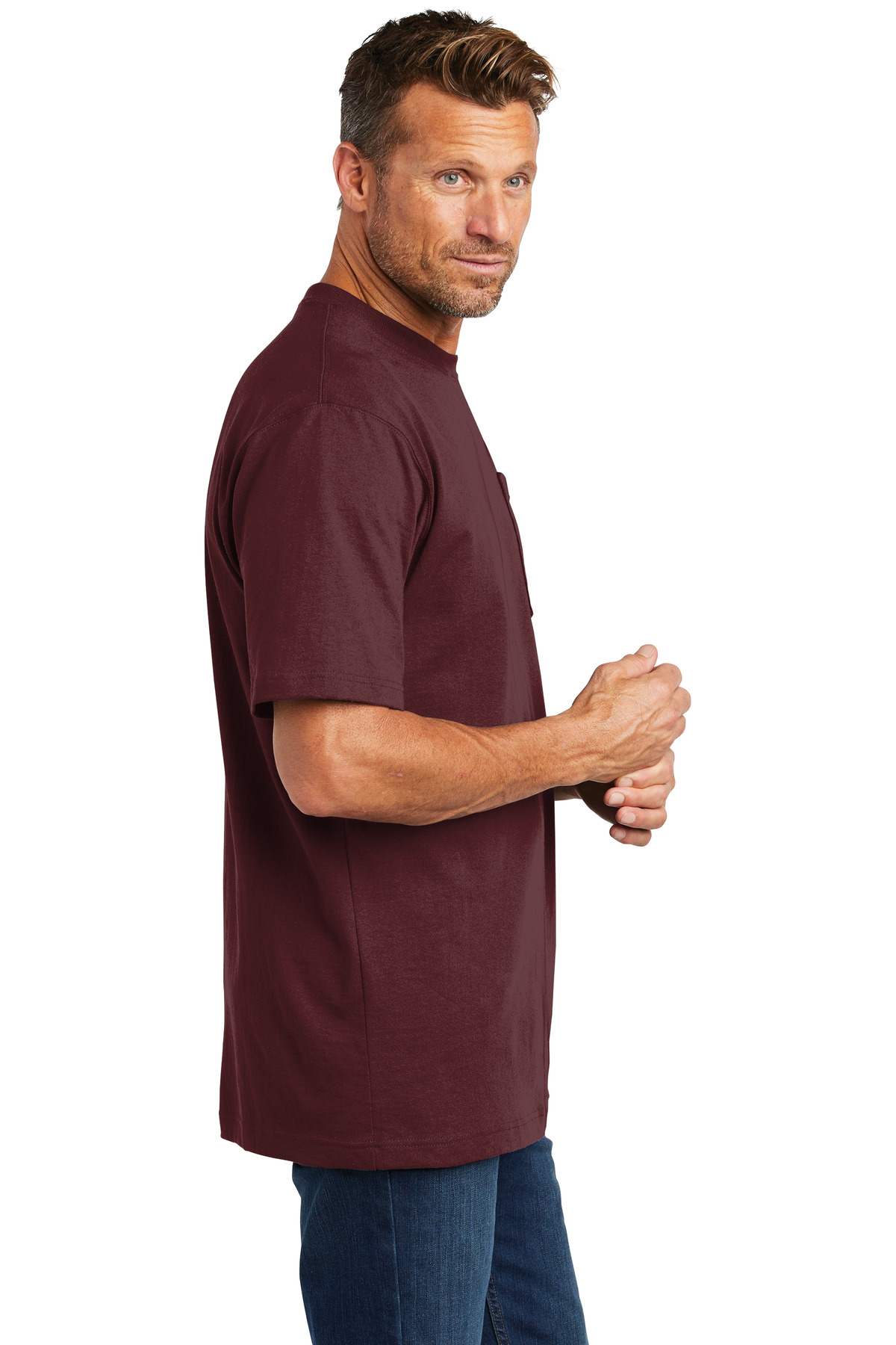 CTK87 Carhartt Workwear Pocket Short Sleeve T-Shirt. CTK87 Carhartt Workwear Pocket Short Sleeve T-Shirt. - Siide Image