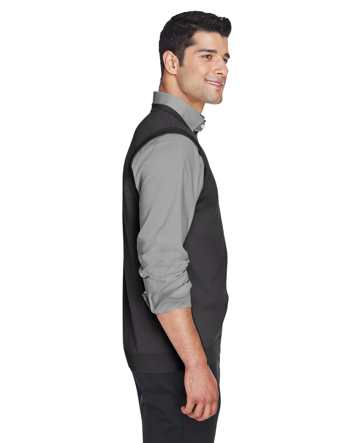 D477 Devon & Jones Adult V-Neck Vest D477 Devon & Jones Adult V-Neck Vest - Siide Image