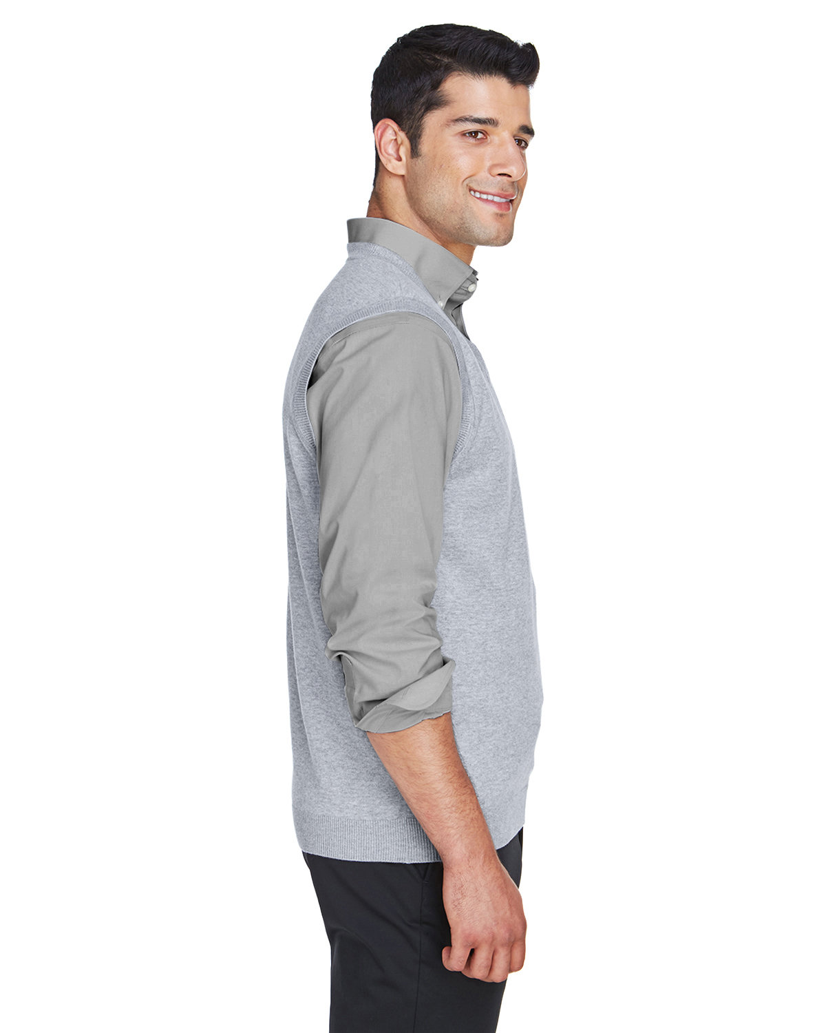 D477 Devon & Jones Adult V-Neck Vest D477 Devon & Jones Adult V-Neck Vest - Siide Image