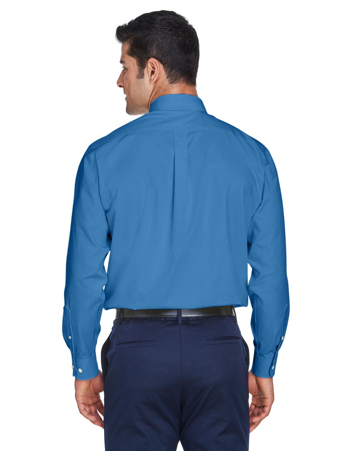 D630 Devon & Jones Mens Crown Woven Collection Solid Oxford - Back Image