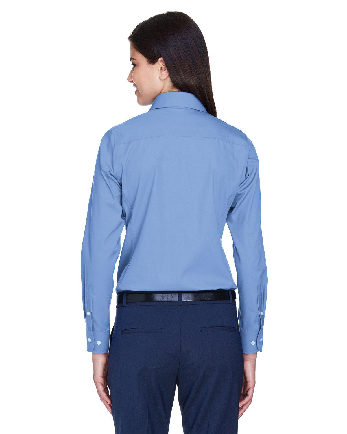 D630W Devon & Jones Ladies Crown Woven Collection Solid Oxford - Back Image