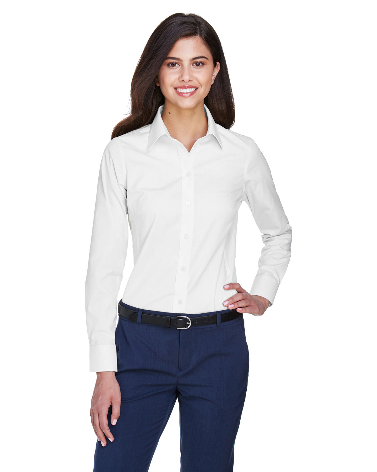 D630W Devon & Jones Ladies Crown Woven Collection Solid Oxford D630W Devon & Jones Ladies Crown Woven Collection Solid Oxford