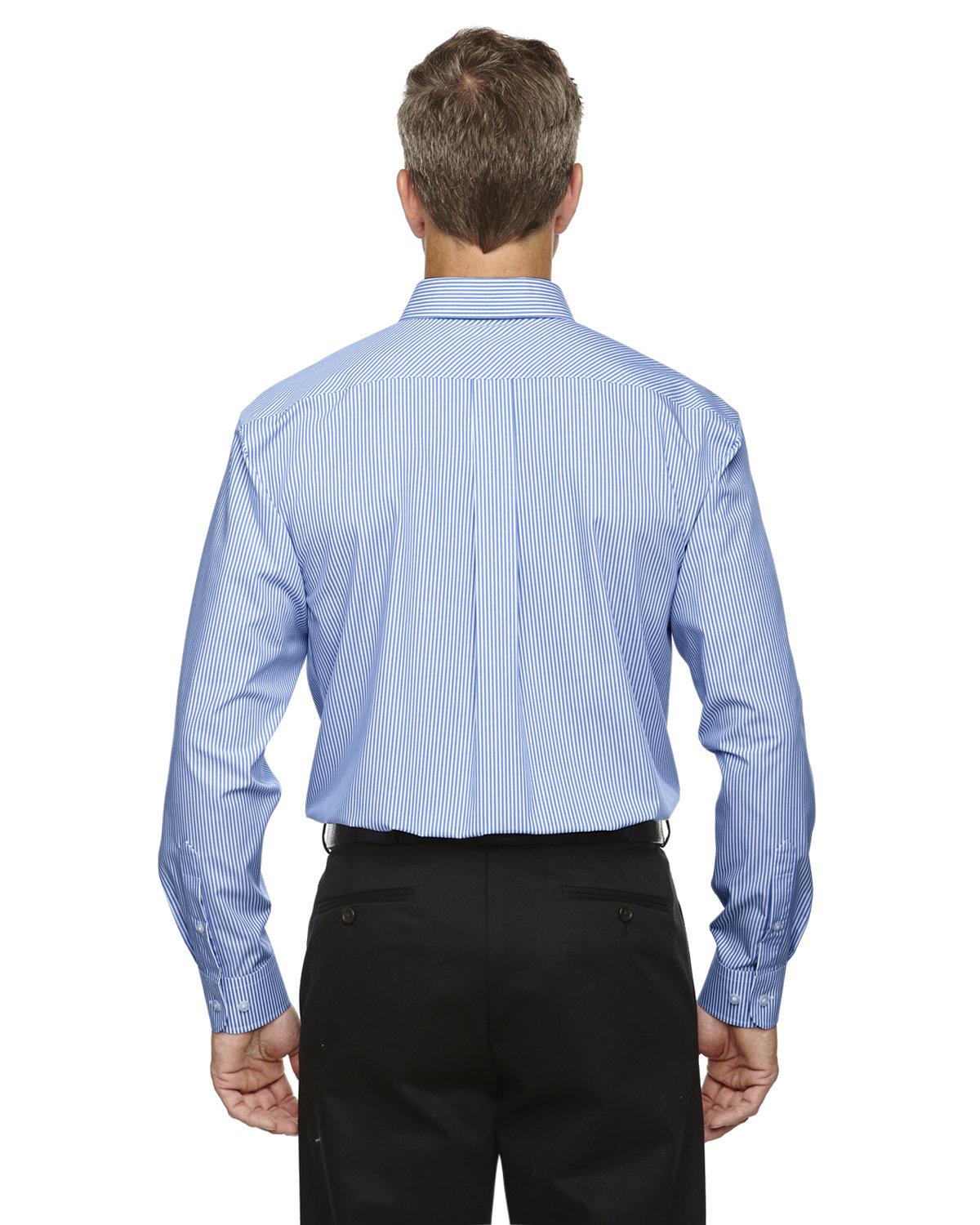 D645 Devon & Jones Mens Crown Woven Collection Banker Stripe - Back Image
