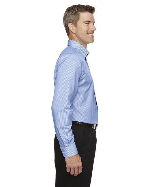 D645 Devon & Jones Mens Crown Woven Collection Banker Stripe - Siide Image