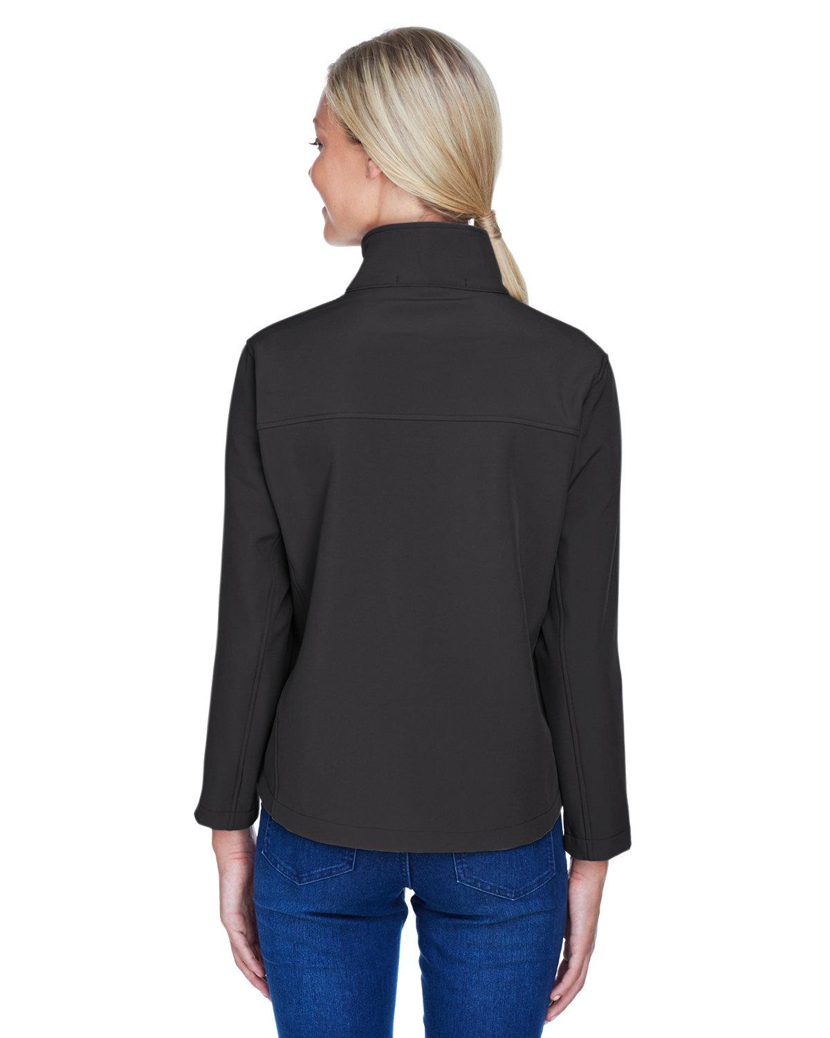 D995W Devon & Jones Ladies Soft Shell Jacket - Back Image